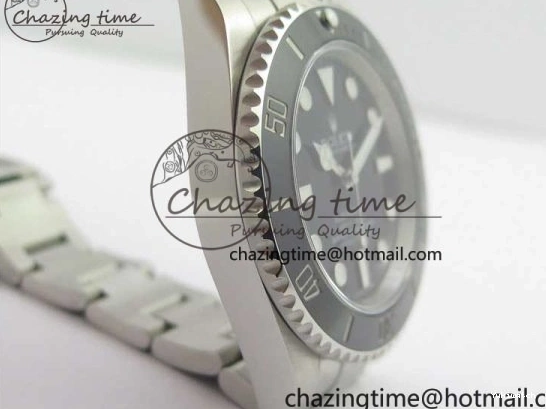 SS SA3130 Bracelet Submariner 114060 Noob Ceramic 904L 1:1 Black Case Best Edition No and Date V10 0209